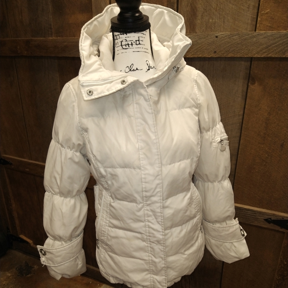 Calvin Klein White Puffer Jacket